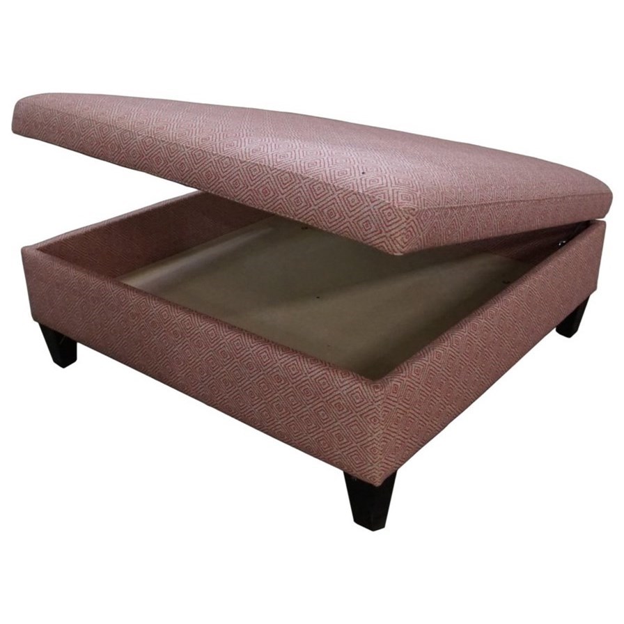 Ottomans 03362 Large Square Storage Ottoman Williams & Kay Ottomans